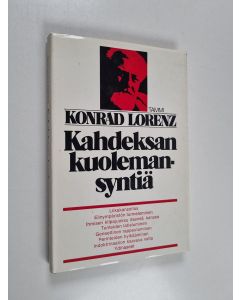 Kirjailijan Konrad Lorenz käytetty kirja Kahdeksan kuolemansyntiä