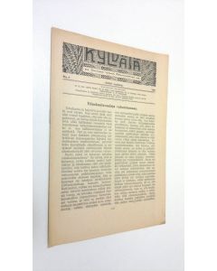käytetty teos Kylväjä n:o 9/1929 : raittiuden ystävien äänenkannattaja ; viikkolehti raittiutta ja kansanvalistusta varten