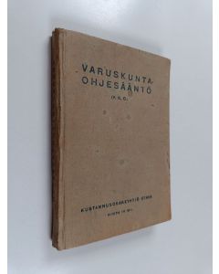 käytetty kirja Varuskuntaohjesääntö : (V.K.O.)