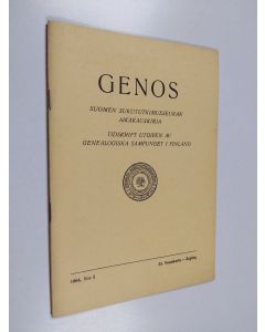 käytetty teos Genos 3/1964