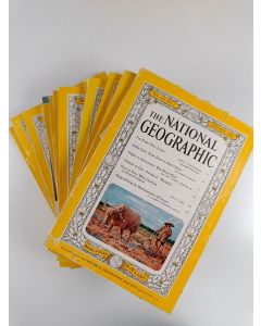 käytetty kirja National Geographic vuosikerta 1960