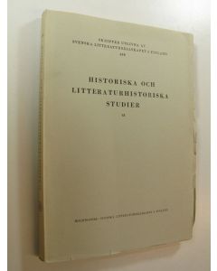 käytetty kirja Historiska och litteraturhistoriska studier 45