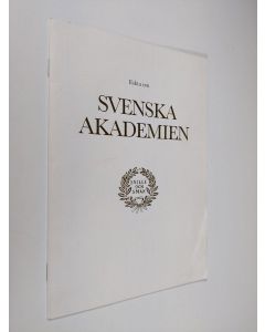 käytetty teos Fakta om Svenska Akademien