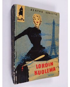 Kirjailijan Agatha Christie käytetty kirja Lordin kuolema