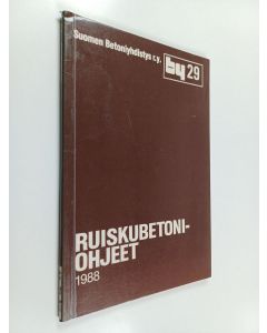 käytetty kirja Ruiskubetoniohjeet 1988