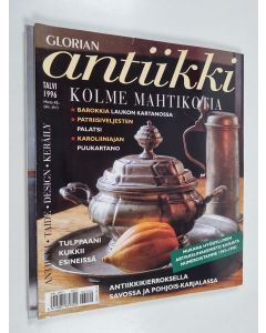 käytetty kirja Glorian antiikki puolivuosikerta 1996 (3-4)