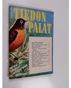 käytetty teos Tiedon palat 7/1959 : heinäkuu