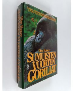 Kirjailijan Dian Fossey käytetty kirja Sumuisten vuorten gorillat