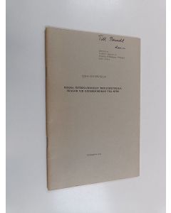 käytetty teos Några internationellt privaträttsliga frågor vid godsbefordan till sjöss