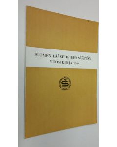 käytetty kirja Suomen lääketieteen säätiön vuosikirja 1968