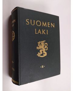 Tekijän Erkki Onikki  käytetty kirja Suomen laki 1976 2