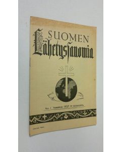 käytetty teos Suomen lähetyssanoma n:o 1 tammikuu 1937
