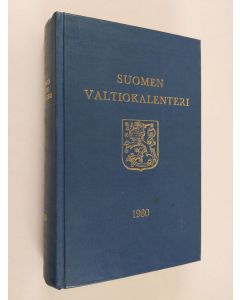 käytetty kirja Suomen valtiokalenteri 1980