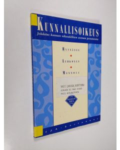 Kirjailijan Aimo ym. Ryynänen käytetty kirja Kunnallisoikeus : johdatus kunnan oikeudellisen aseman perusteisiin