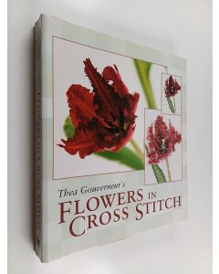 Kirjailijan Thea Gouverneur käytetty kirja Thea Gouverneur's flowers in cross stitch