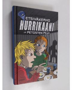Kirjailijan Jari Mäkipää käytetty kirja Etsiväkerho Hurrikaani ja petosten pilvi