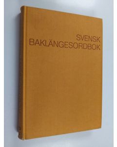 käytetty kirja Svensk baklängesordbok : ord ordnade ordslutsvis = Swedish reverse-order dictionary
