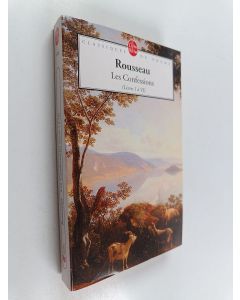 Kirjailijan Jean-Jacques Rousseau käytetty kirja Les confessions Tome 1