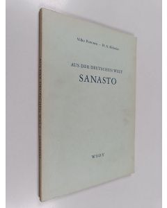 Kirjailijan Vilho Puttonen & Harry A. Helenius käytetty kirja Aus der deutschen Welt : Sanasto