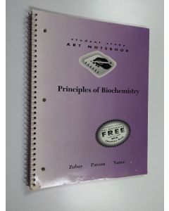 Kirjailijan Geoffrey L. Zubay käytetty teos Principles of biochemistry : student study art notebook