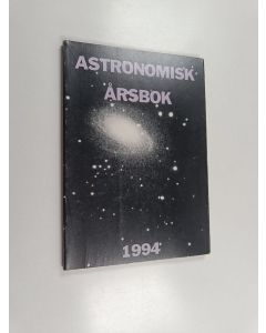 Kirjailijan Astronomiska sällskapet Pleiaderna käytetty kirja Astronomisk årsbok - 1994