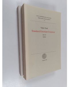 Kirjailijan Valter Tauli käytetty kirja Standard Estonian grammar Pt. 1-2 : Phonology, morphology, word-formation ; Syntax
