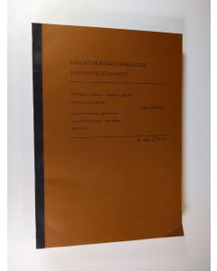 Kirjailijan Lasse Lampinen käytetty kirja Oppimistulokset teknillisessä oppilaitoksessa : oppimistuloksia selittävien oppilaskohtaisten tekijöiden kartoitus