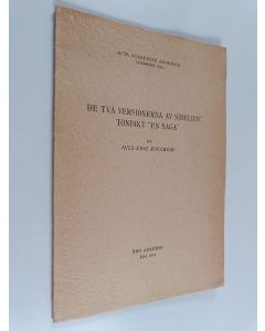 Kirjailijan Nils-Eric Ringbom käytetty kirja De två versionerna av Sibelius' tondikt "En saga"