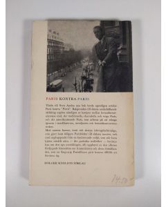 Kirjailijan Sven Auren käytetty kirja Paris kontra Paris