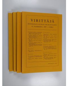 käytetty kirja Virittäjä vuosikerta 1987 : Kotikielen seuran aikakauslehti