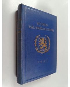 käytetty kirja Suomen valtiokalenteri vuodeksi 1942