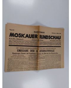 käytetty teos Moskauer Rundschau : 8. März 1931