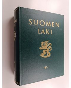 käytetty kirja Suomen laki 1984 : osa 2