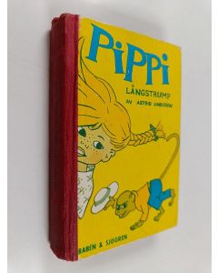 Kirjailijan Astrid Lindgren käytetty kirja Pippi Långstrump