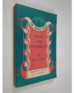 Kirjailijan Jane Austen käytetty kirja Sense and Sensibility (Simplified edition)