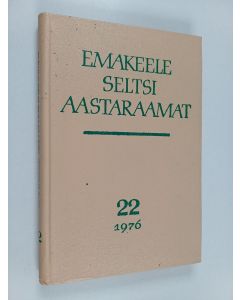 käytetty kirja Emakeele seltsi aastaraamat 22