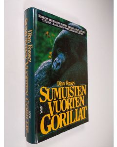 Kirjailijan Dian Fossey käytetty kirja Sumuisten vuorten gorillat