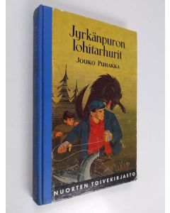 Kirjailijan Jouko Puhakka käytetty kirja Jyrkänpuron lohitarhurit
