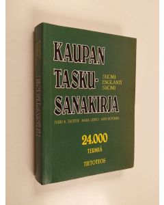 Kirjailijan Jyrki K. Talvitie käytetty kirja Kaupan taskusanakirja Suomi-englanti-suomi