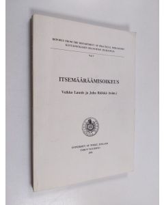 käytetty kirja Itsemääräämisoikeus