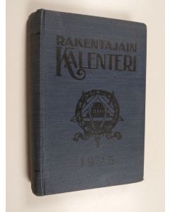 käytetty kirja Rakentajain kalenteri 1926