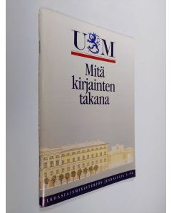 Kirjailijan Martti Favorin käytetty teos UM : mitä kirjainten takana
