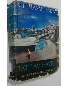 Kirjailijan A. H. Rasmussen käytetty kirja Tatt av havet