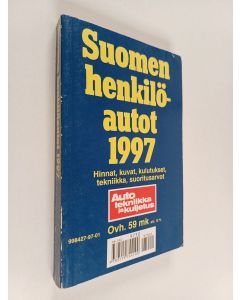 käytetty kirja Suomen henkilöautot 1997