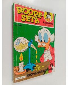 Kirjailijan Walt Disney käytetty kirja Roope-setä 4/1983