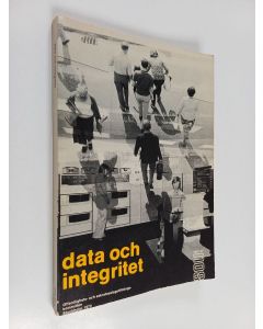 käytetty kirja Data och integritet - betänkande