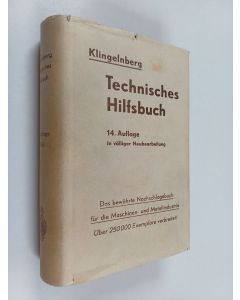 käytetty kirja Technisches Hilfsbuch