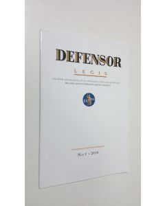 käytetty kirja Defensor legis N:o 1 /2019