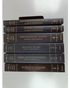 Kirjailijan H. P. Lovecraft uusi kirja Lovecraftin kootut teokset 1-6 : Kuiskaus pimeässä ja muita kertomuksia ; Varjo menneisyydessä ja muita kertomuksia ; Vaaniva pelko ja muita kertomuksia ; Hautausmaan kauhu ja muita kertomuksia ; Siivekäs kuolema ja