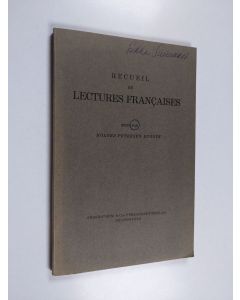 käytetty kirja Recueil de lectures francaises